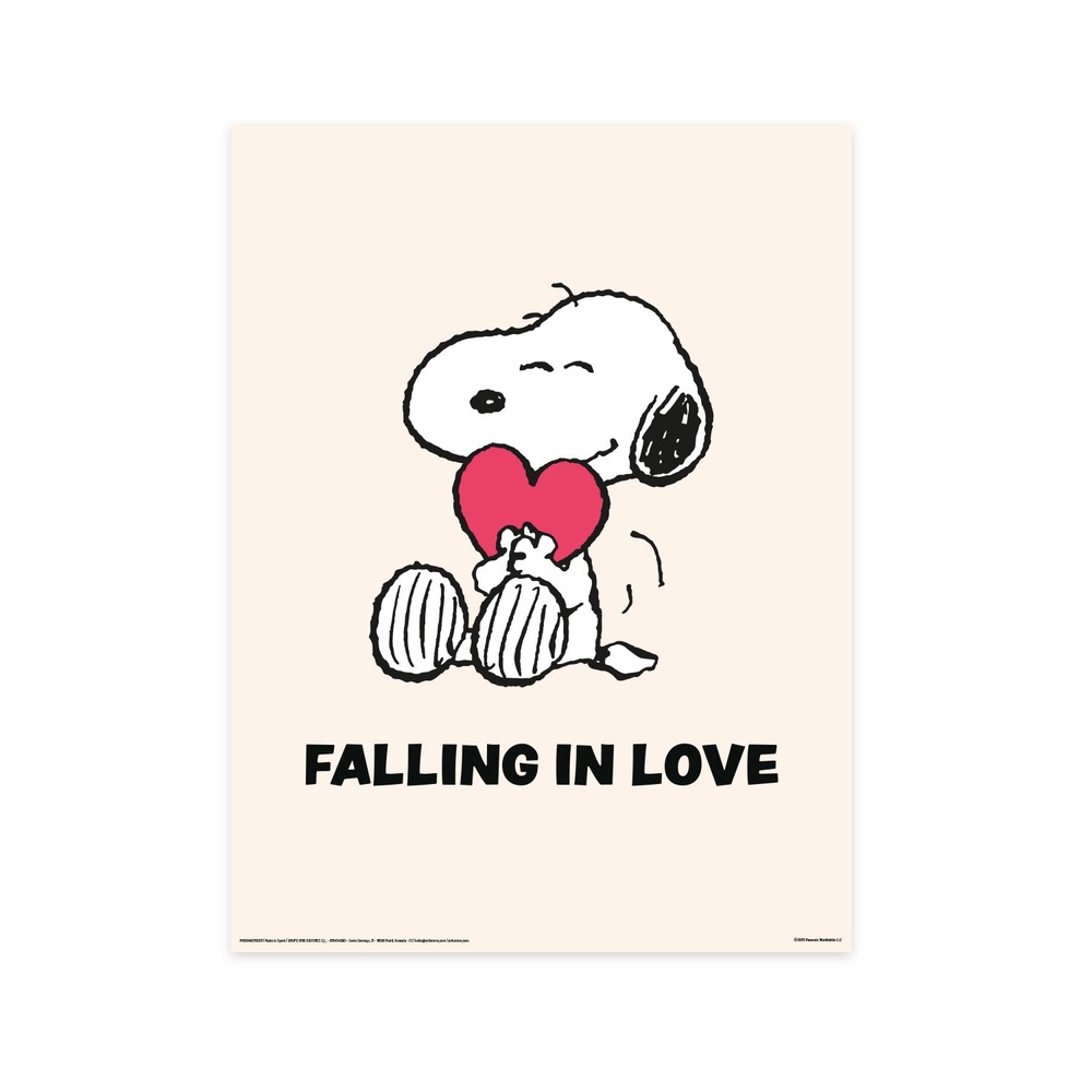 Grupo Erik Snoopy - Print 30X40 Cm Love Season 1 Print - Multicolours